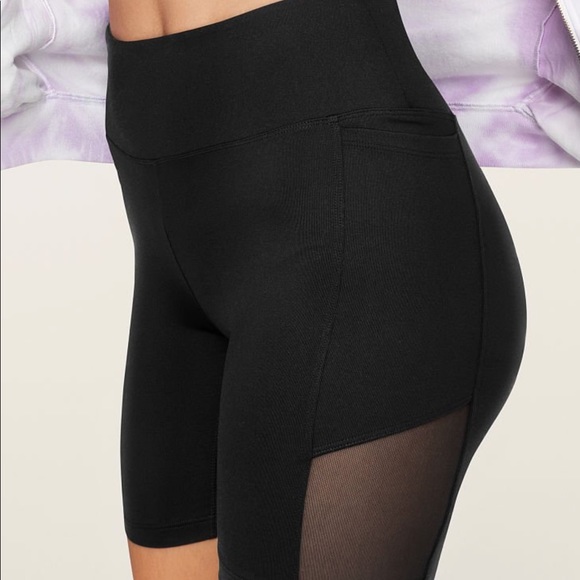 Vs Pink Ultimate High Waist 6" Bike Short With Mesh - Picture 6 of 11